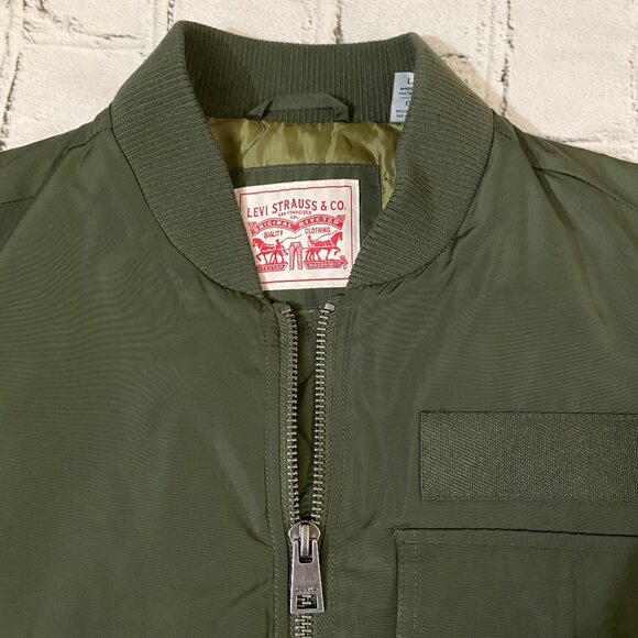 Levi's Flight Bomber Jacket L - Picture 8 of 15